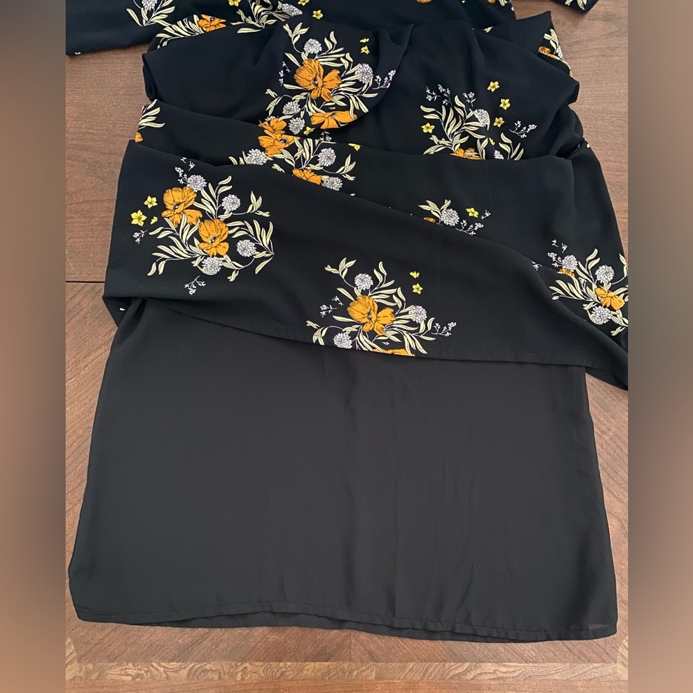 NWOT ZARA 🌼 Floral Midi Dress Sz M - Picture 12 of 16